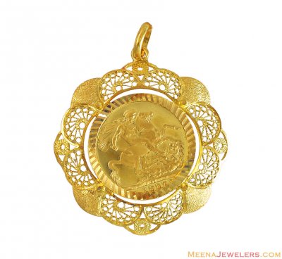 22K Gold Fancy Pendant ( Fancy Pendants )