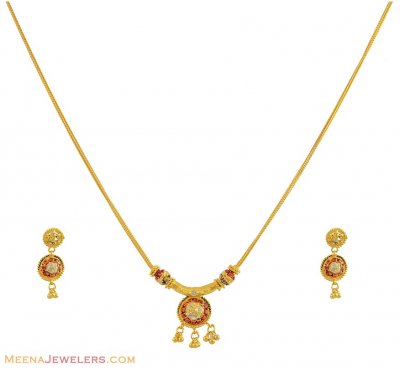 22K Gold Three Tone Set ( Light Sets )