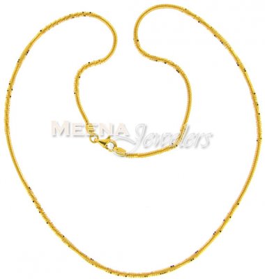 22 Kt Gold Chain ( Plain Gold Chains )