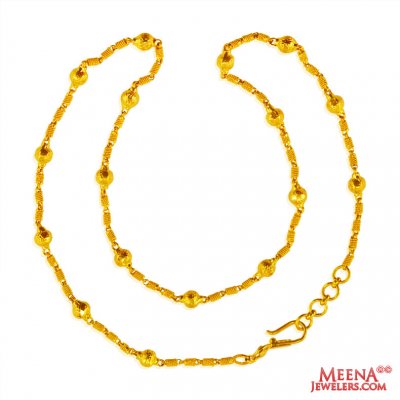 22Kt Gold Fancy Chain ( 22Kt Gold Fancy Chains )