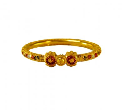 22KT Gold Kids Kada  ( Baby Bangles )