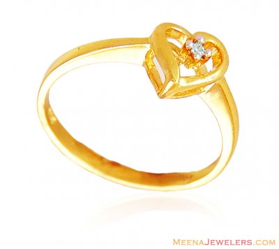 22K Beautiful Signity Ring ( Ladies Signity Rings )