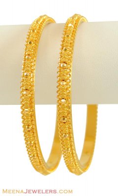 22Kt Yellow Gold Bangles ( Gold Bangles )