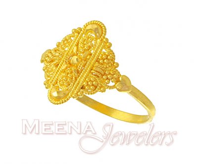 Ladies Designer Ring ( Ladies Gold Ring )