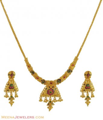 22K Light Necklace Set ( Light Sets )