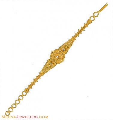 22k Fancy Bracelet (Kids) ( 22Kt Baby Bracelets )