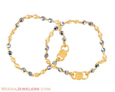 22K Gold Baby Bracelets ( 22Kt Baby Bracelets )