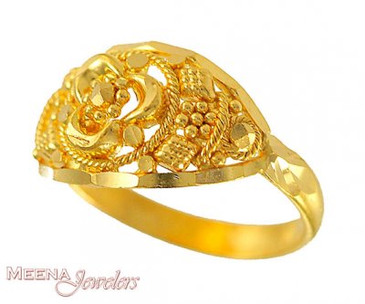 22Kt Gold Baby Ring ( 22Kt Baby Rings )