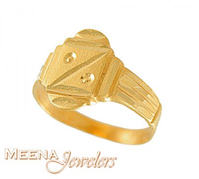 22Kt Gold Baby Ring ( 22Kt Baby Rings )