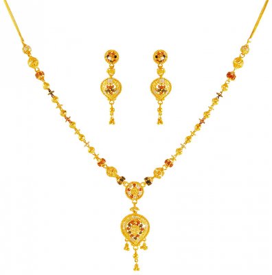 22 kt Gold Tricolor Set ( Light Sets )