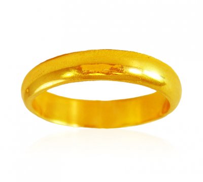 22Kt Gold Plain Band  ( Wedding Bands )