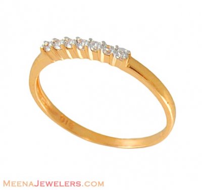 22Kt Gold Ladies Signity Ring ( Ladies Signity Rings )