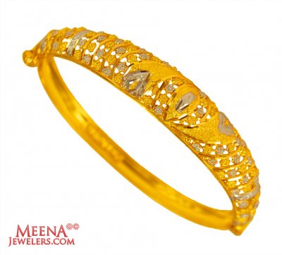 22K Gold Two Tone Kada ( Kadas )