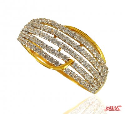 22 kt Designer Ring ( Ladies Signity Rings )