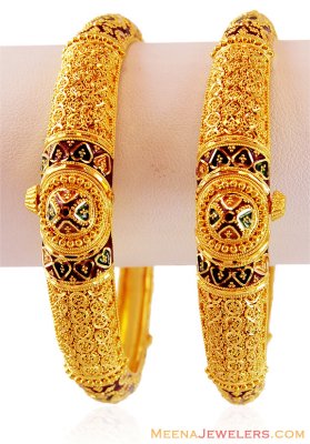 Meenakari Gold Kadas ( Kadas )