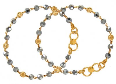 Baby Bracelet with Crystals ( Black Bead Bracelets )