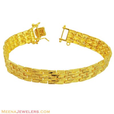 22k Gold Mens Bracelet  ( Men`s Bracelets )