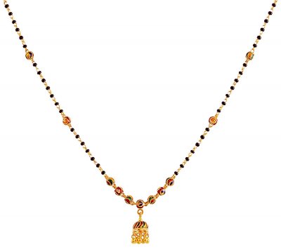 Meenakari 22k Gold Mangalsutra  ( MangalSutras )