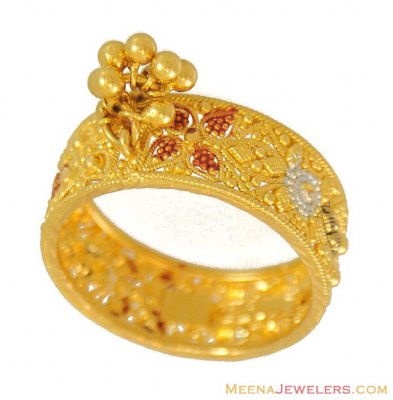 22K Gold Band (indian design) ( Ladies Gold Ring )
