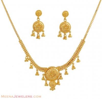 22Kt Light Necklace Set ( Light Sets )