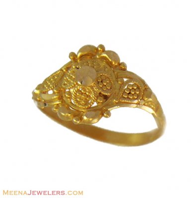 22k Gold Baby Ring ( 22Kt Baby Rings )