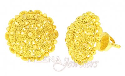 22Kt Gold Filigree Tops ( 22 Kt Gold Tops )