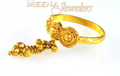 22Kt Ladies Gold Ring ( Ladies Gold Ring )