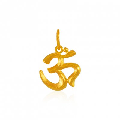 22 Karat Gold Om Pendant ( Om Pendants )