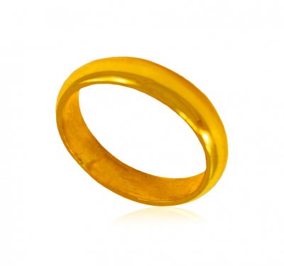 22 Karat Gold Band (Unisex) ( Wedding Bands )