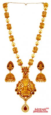 Exclusive 22 Kt Gold Antique Set ( Antique Necklace Sets )