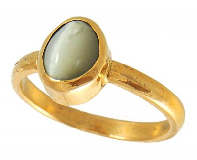 22K Catseye Ring ( Astrological BirthStone Rings )