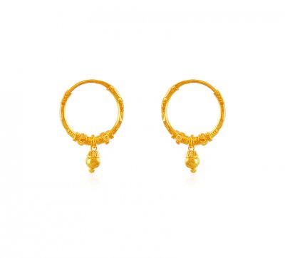 22K Hoop Earrings ( Hoop Earrings )