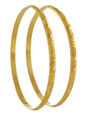 22Kt Gold Handmade Bangles ( Gold Bangles )