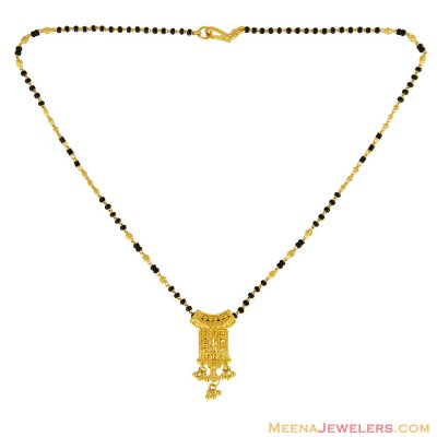 22k Filigree Mangalsutra (16 inch) ( MangalSutras )