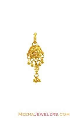 22K Gold Traditional Pendant ( Fancy Pendants )