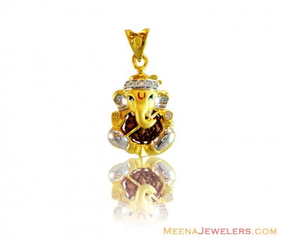 22k Lord Ganesha Pendant  ( Ganesh, Laxmi and other God Pendants )