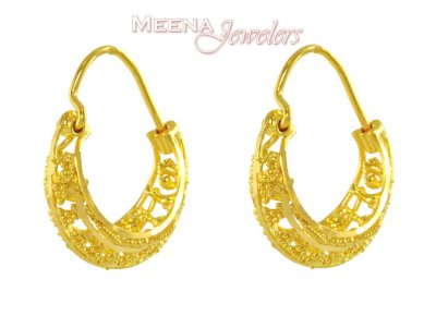 Gold Hoop Earrings ( Hoop Earrings )