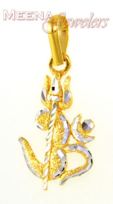 Om Pendant with Trishul ( Om Pendants )