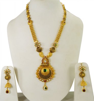 22K Gold Bridal Necklace Set ( Bridal Necklace Sets )