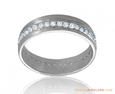 18k fancy White Gold Bands ( Wedding Bands )