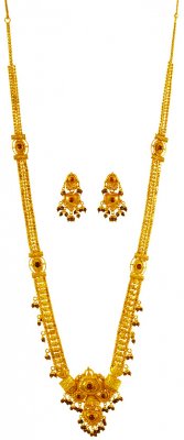 22K Gold Necklace Set ( 22 Kt Gold Sets )