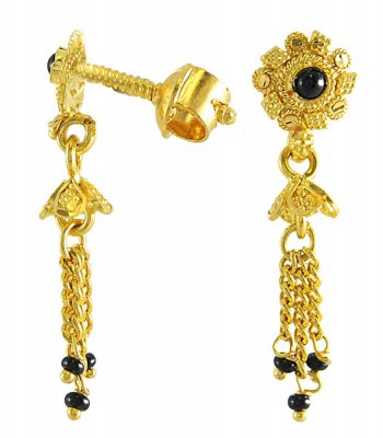 Gold Earrings with Hangings ( 22Kt Gold Fancy Earrings )