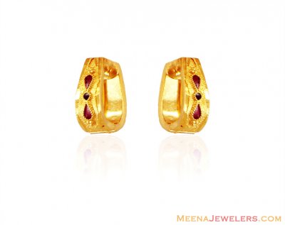 Gold Clip On Earrings ( Clip On Earrings )