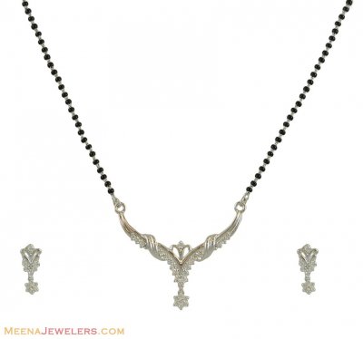 18k Fancy Mangalsutra Set  ( Gold Mangalsutra Sets )