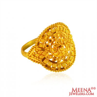 22K Gold  Ring for Ladies ( Ladies Gold Ring )