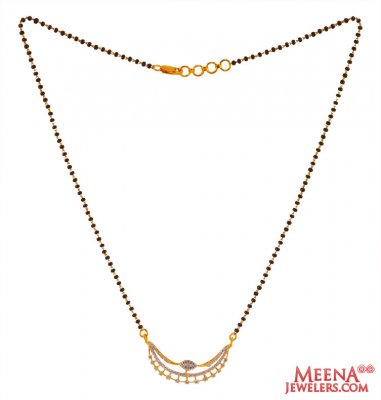 22K Gold Fancy Mangalsutra Chain ( MangalSutras )