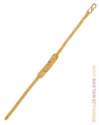 Gold fancy baby bracelet ( 22Kt Baby Bracelets )