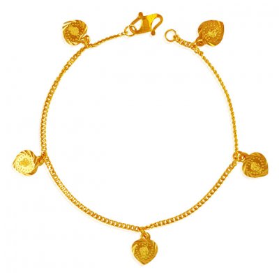 22K Gold Ginni Bracelet ( Ladies Bracelets )