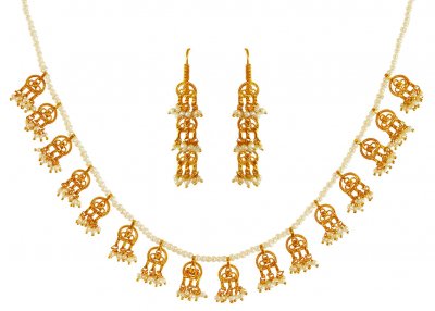 22k Gold Light Pearl Set ( Light Sets )