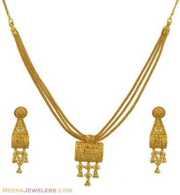  Gold Necklace Set ( Light Sets )